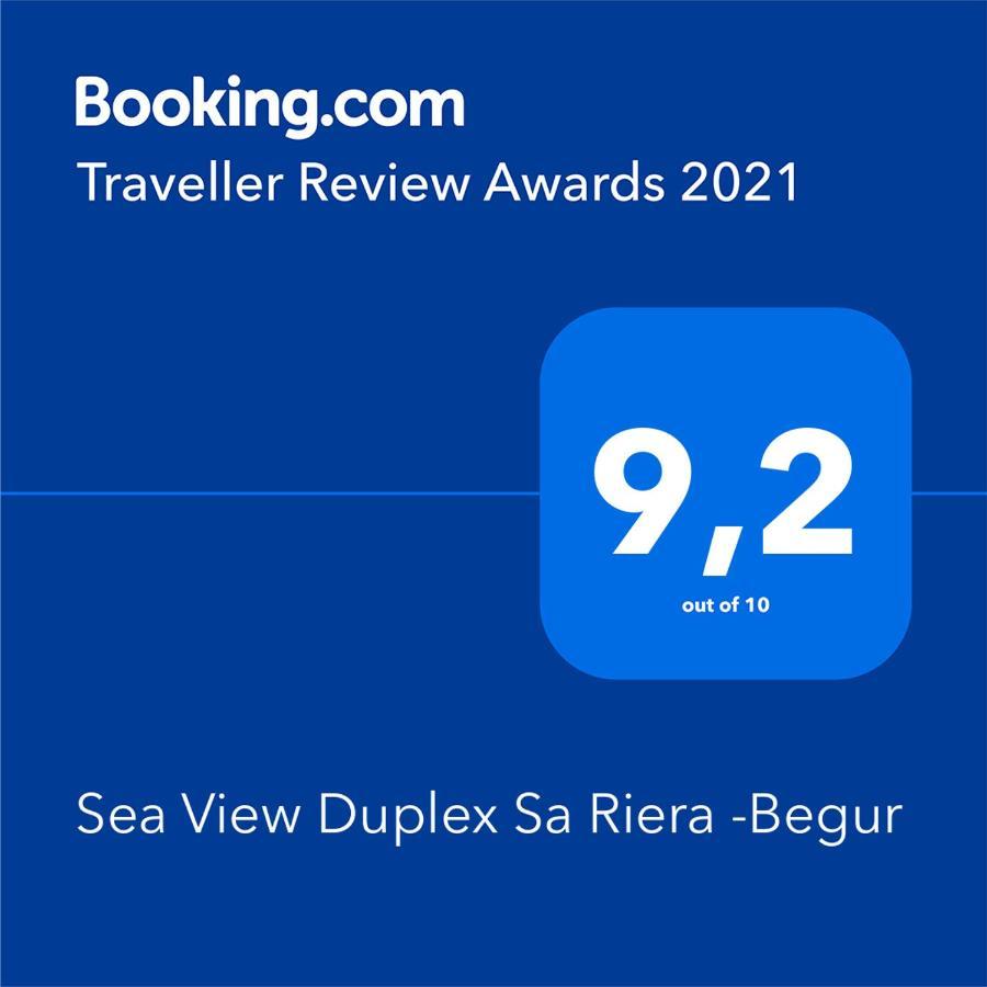 La Vie En Rouge Sa Riera Duplex, Private Parking Apartamento Begur Exterior foto