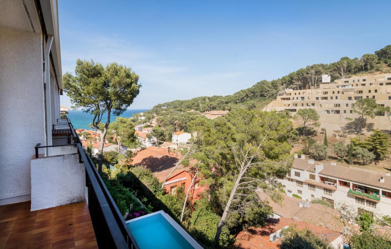 La Vie En Rouge Sa Riera Duplex, Private Parking Apartamento Begur Exterior foto